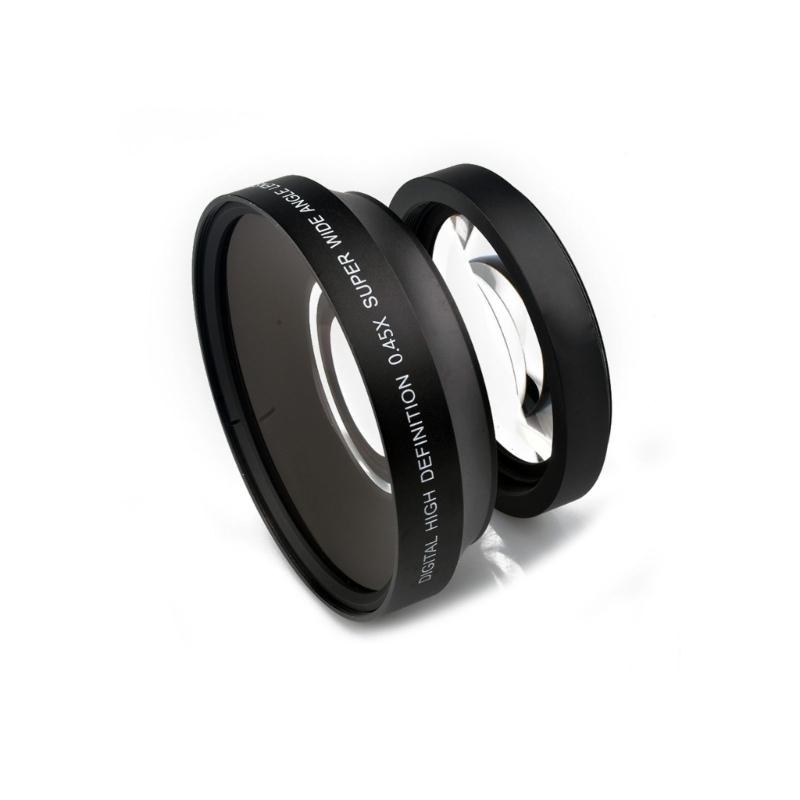 High Definition Wide-angle Macro Lens 67mm 0.43X Optical Glass Ultra Wide Angle Fisheye Lens for Macro Shooting