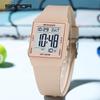 Reloj Deportivo Sanda Ligero Minimalista: Reloj Electrónico de Pulsera Cuadrado Multifuncional para Hombres y Mujeres