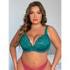 Sexy Krajková Podprsenka Plus Size pro Ženy Ultra Tenká Vykrojená Prodyšná Jednobarevná