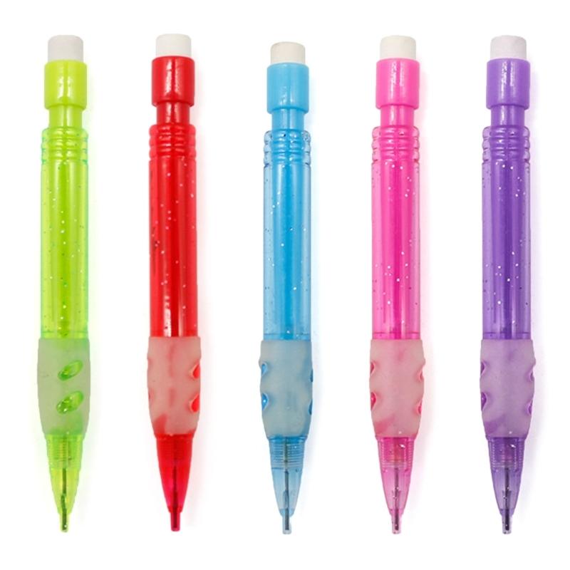 20Pcs Small Automatic Pencil with Small Eraser 0.7MM Mechanical Pencil Automatic Drafting Pencil for Writing Drawing