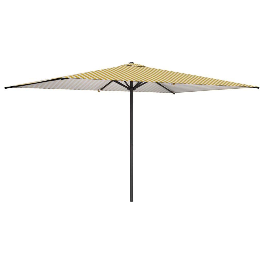 Garden Umbrella with Base 200 X 300 Cm Polyester Rectangular