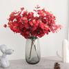 19inch Eucalyptus Leaf Foliage Stem Artificial Flower Greener for Home Decor