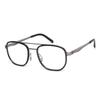 Vintage Double-Bridge Ultra-light Glasses ALL Stainless Steel Square Eyeglass for Women Men Acetate Retro Optical Eyewear