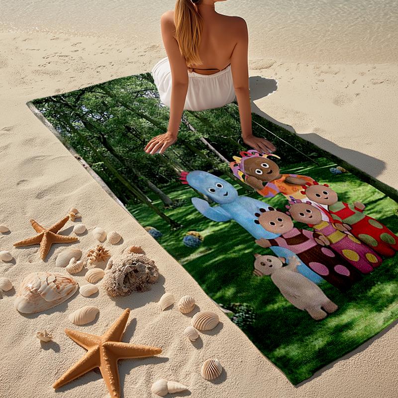 In the Night Garden Fashion Beach Towel: Ideal for Summer Adventures Soft, absorbent and quick drying suitable for swimming and bathing