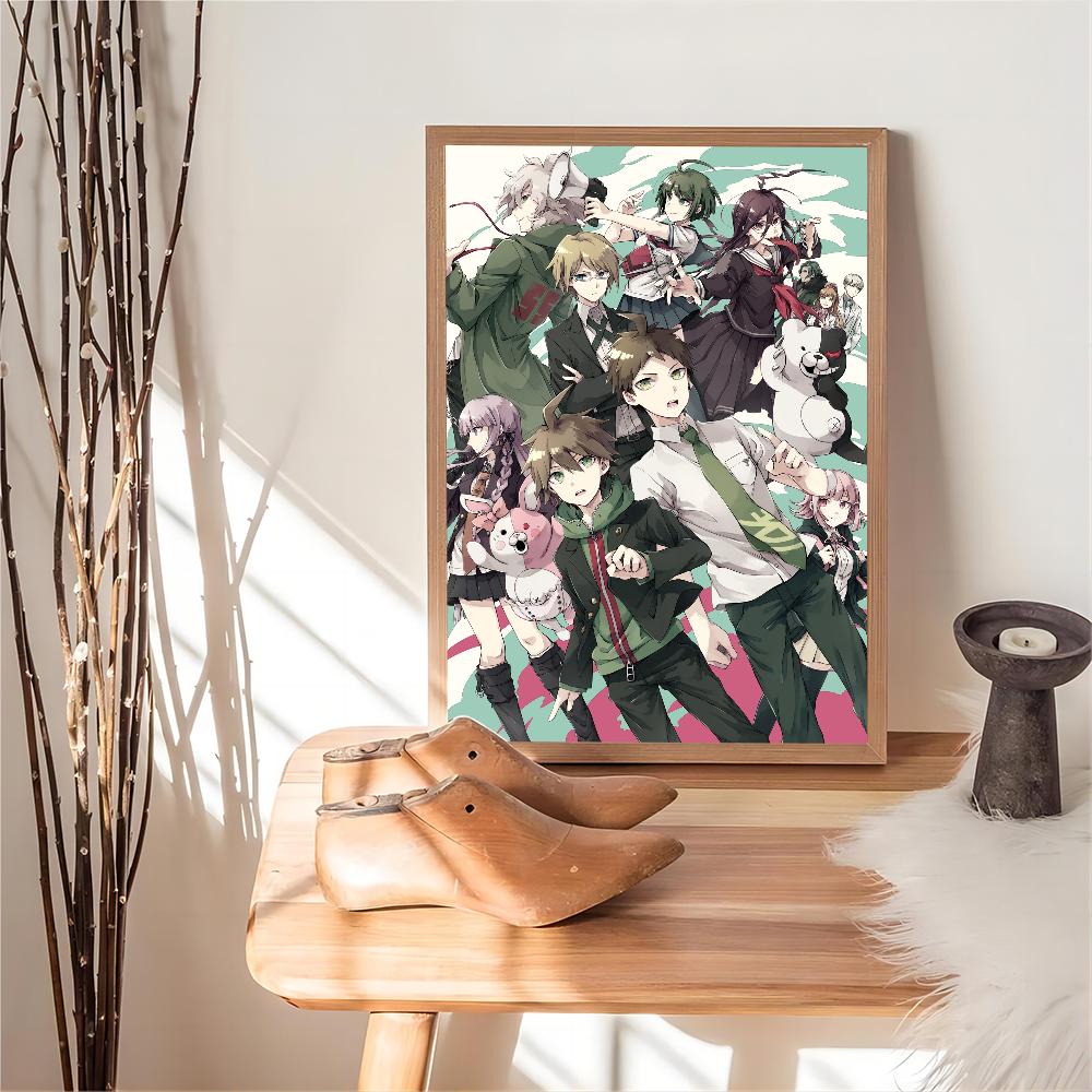 Anime Game Danganronpa Classic Vintage Posters Vintage Room Home Bar Cafe Decor Nordic Home Decor