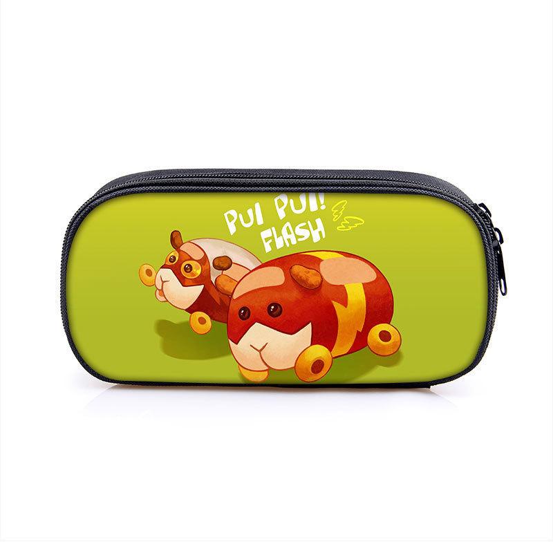 Pui Pui Kids Pencil Case With Nylon Material For School And Travel