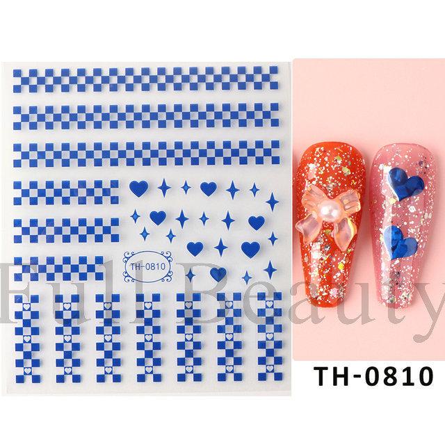Nail Art Sticker Diablo Series European And American Halloween Laser Spider Scorpion Thin Fortitude Back Glue Nail Sticker