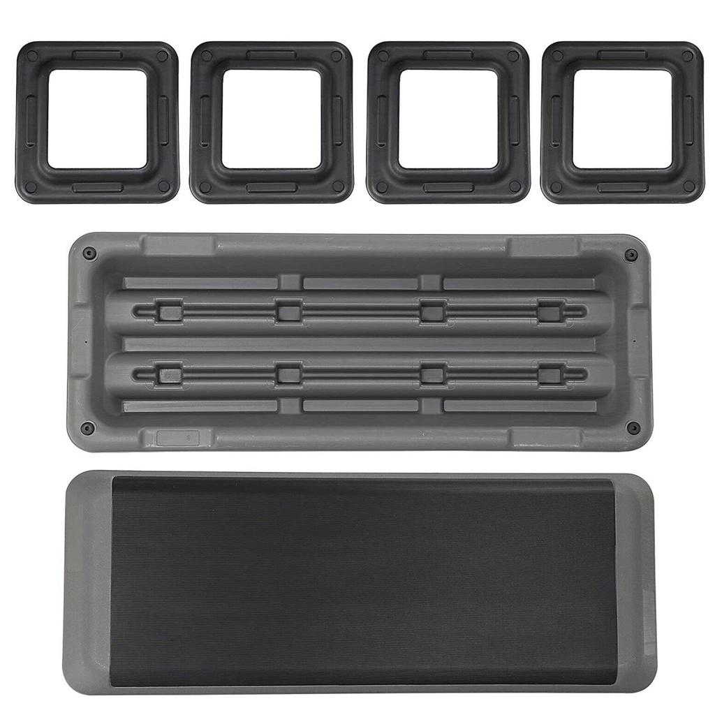 Non-slip Yoga Pedal Stepper Gym Workout Exercise Fitness Aerobic Step Equipment Load 110cm 4 Risers Fitness Aerobic Step New