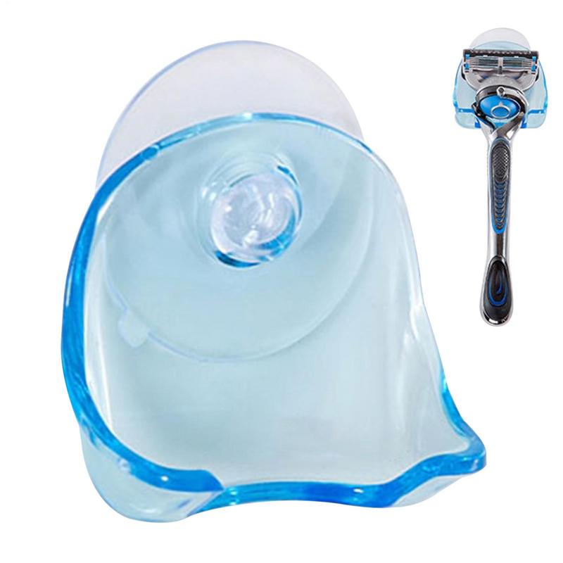 Suction Cup Razor Holder Suction Cup Shaver Storage Rack Shower Razor Holder Shaver Holder for Bathroom & Kitchen Shower Hooks