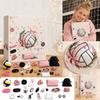 Calendario dell'Avvento Conto alla Rovescia per la Festa di Natale - Ragazza Pallavolo Campo