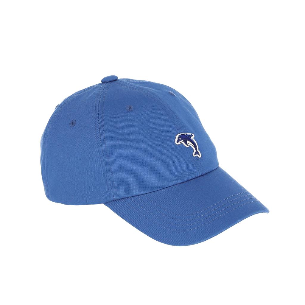 DOLPHIN WAVE APPAREL Dolphin Mini Embroidered Ball Cap Blue