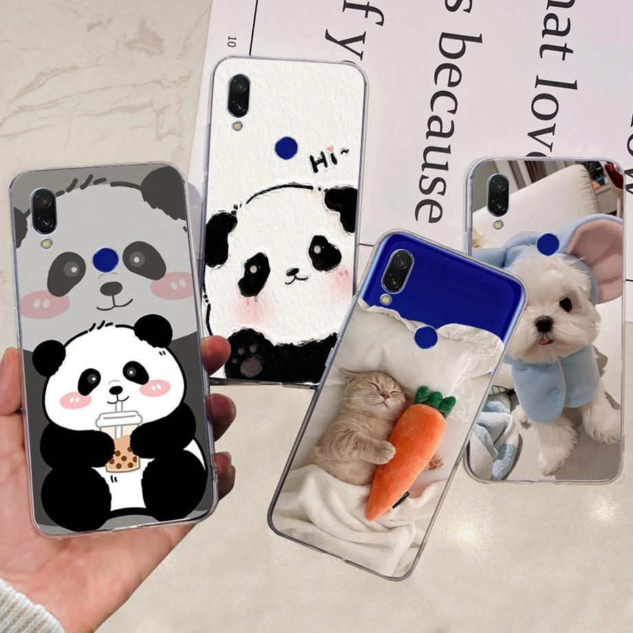 For Xiaomi Redmi Note 7 7Pro 6 Pro 5 Pro Phone Case Clear Soft TPU Silicone Back Cover Cool Cartoon Girly Fashion Bumper Capa