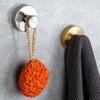 2/4Pcs Reusable Wall Mount Stainless Steel Suction Cup Hooks Waterproof Hangers for Home Office Bathroom