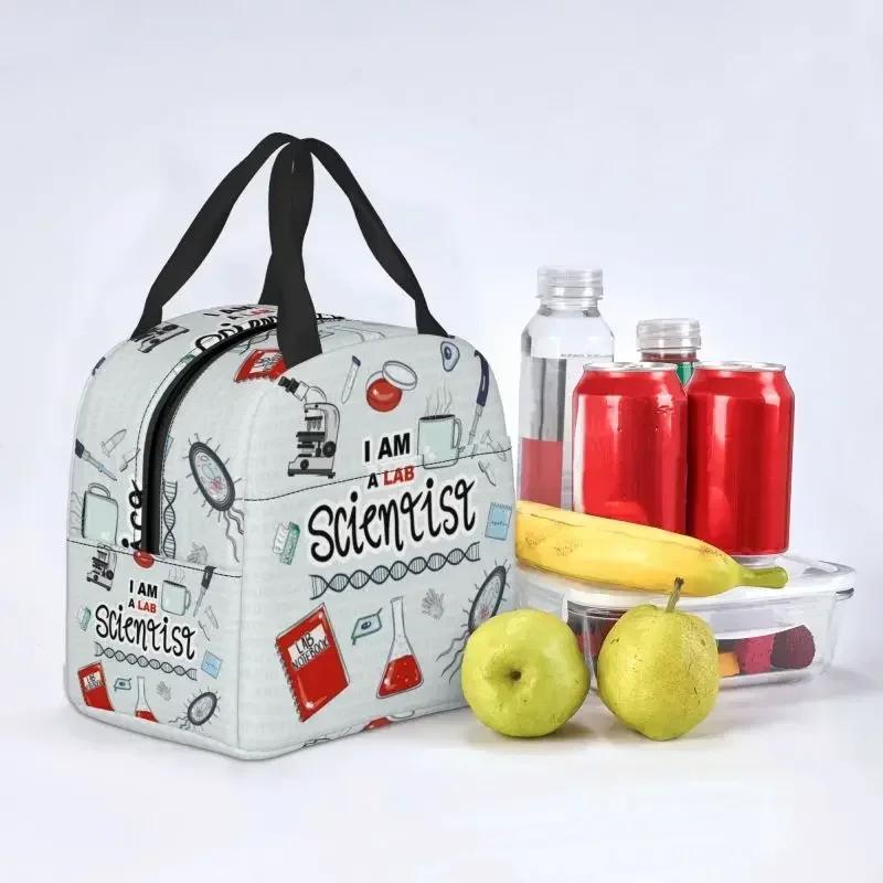 I Am A Scientist Insulated Lunch Bag for Women Leakproof Science Physics Chemistry Biology Cooler Thermal Lunch Box Picnic