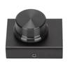 USB Volume Control One Key Mute Function 2m 6.6ft Cable Metal Case Black Computer Volume Knob for Win