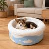 Warm Bathtub Cat Bed Round Cat Sleeping Bag Cat Bed Cave Dog Sleeping Nest  for Cats and Dogs