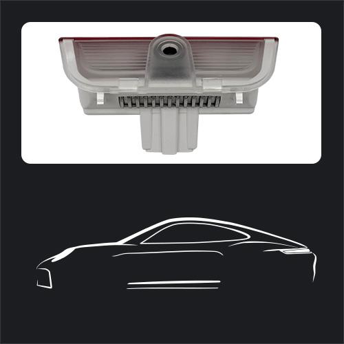 AABKO1 2pcs Car Door Lights For PORSCHE NEW Cayenne Taycan 992 GTS S HD LED Lamp refit Laser Decor Projector Never Fade