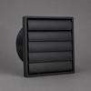 Wall Vent Cover with Screen Mesh Outdoor Louvered Grille External for Kitchen