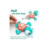 Zipper Bath Toy for Kids (Turtle with Swim Ring)