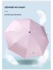 Women's Sun & Rain Dual-Use Compact Umbrella - Reinforced, Anti-UV, Extra Large, Fresh Style