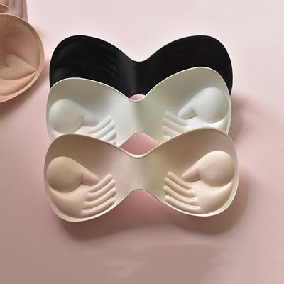 1Pair Body-fitted Design Women Swimsuit Pad Insert Breast Bra Enhancer Push Up Bikini Padded Inserts Chest Invisible Pad