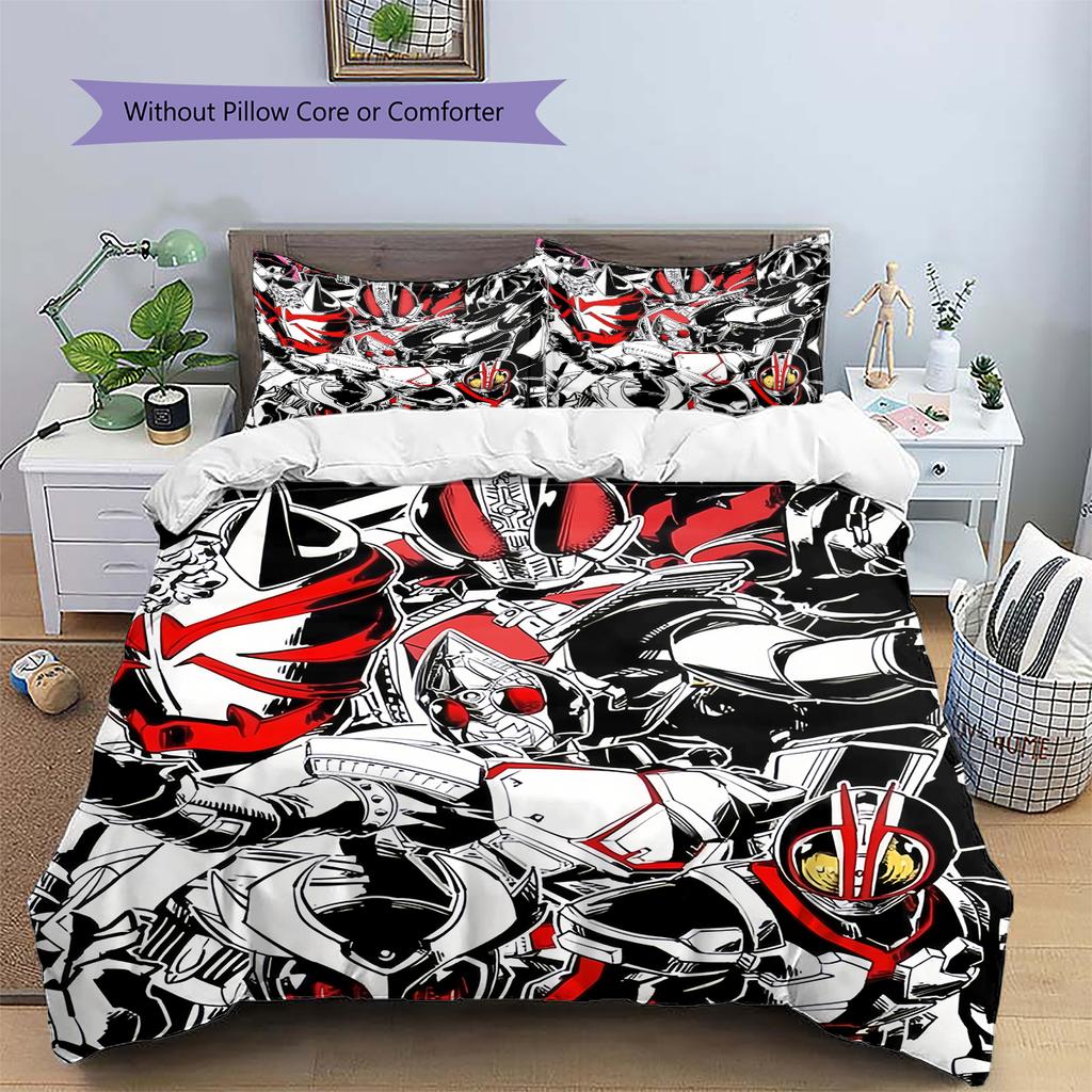 Street Trend Pattern Bedding Set, Urban Fashion Hero Bedroom Decor, Modern Lifestyle Home Gift.chl