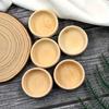 50/100pcs Handmade Wooden Decorative Beads Mini Natural Primary Color Small Wooden Bowl DIY Paint Decor Kitchen Decorative Beads