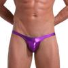 Perizoma da uomo in similpelle, perizoma, intimo tinta unita, slip bikini a vita bassa, jockstrap, intimo da uomo, costumi da bagno sexy da spiaggia