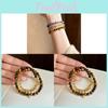 Ethnic Style Geometric Crystal Beaded Bracelet For Women Handmade Jewelry Gift
