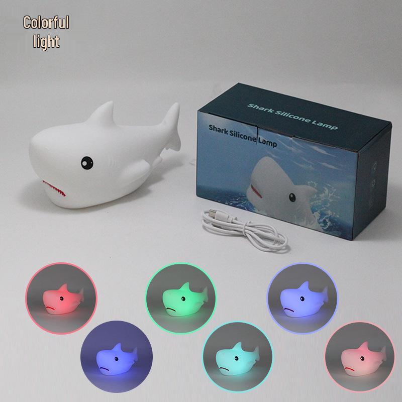 Rechargeable Axolotl Night Light with Timer – Touch-Control Bedside Lamp, Creative Gift