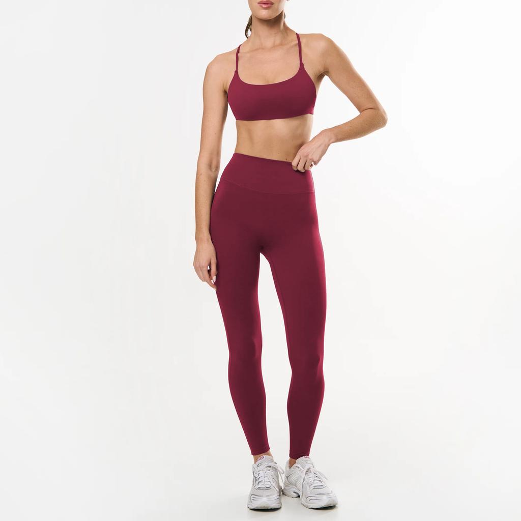 Beautiful back sports underwear, yoga set, women's fitness trousers, a set of Pilates quick-drying yoga clothes, two-piece set