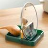 Foldable Pot Lid Holder Plastic Material Multifunctional Kitchen Storage Shelf Heat-Resistant Space Saving Kitchen Organizer