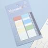 2set 6 Colors Transparent Sticky Notes Self-Adhesive PET Sticky Notes  File Classification