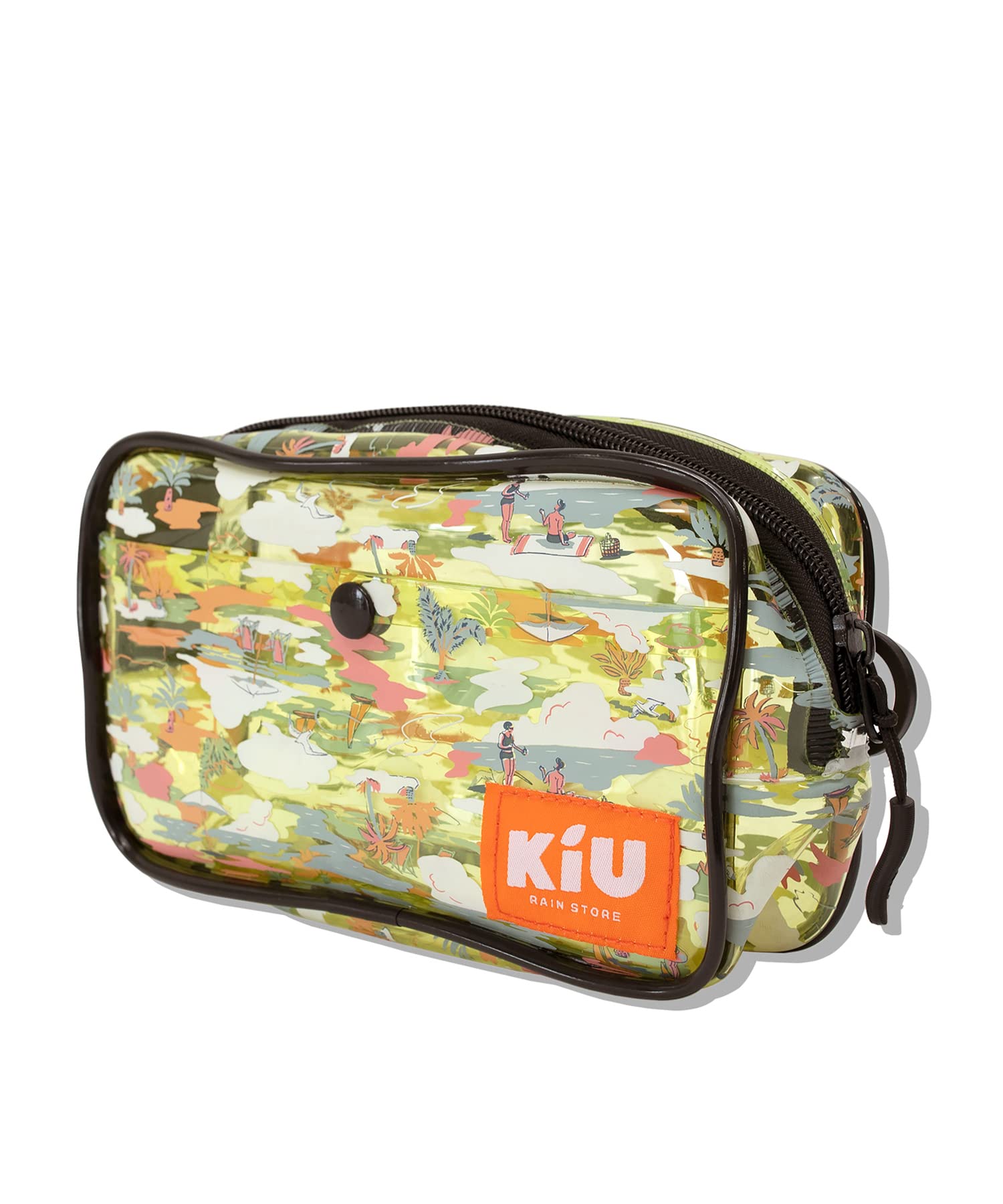 Прозрачный прозрачный кошелек KiU, ПВХ кошелек, Косметичка, Пляж, Для улицы, Фестиваль, ПВХ кошелек, Большой, Мужской, Женский, K339-176