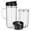 Blender Cups 2oz and 16oz Set Replacement Part Fit for 250W MB1001 Series Juicer Mixer MBR-1101 MBR-0301 MB1001 MBR-0301