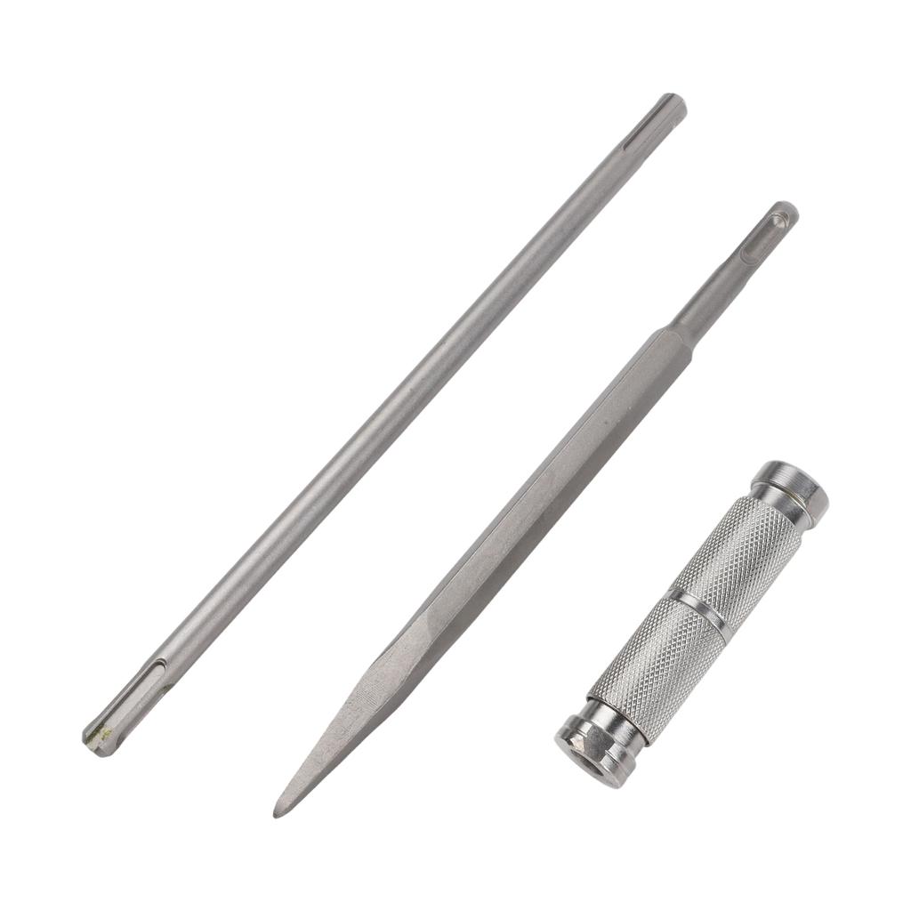For Rotary Hammer Drill Rotary Hammer Extension Rod For Construction Site 26*1cm 9.6*2.1cm Double-headed Round Shank