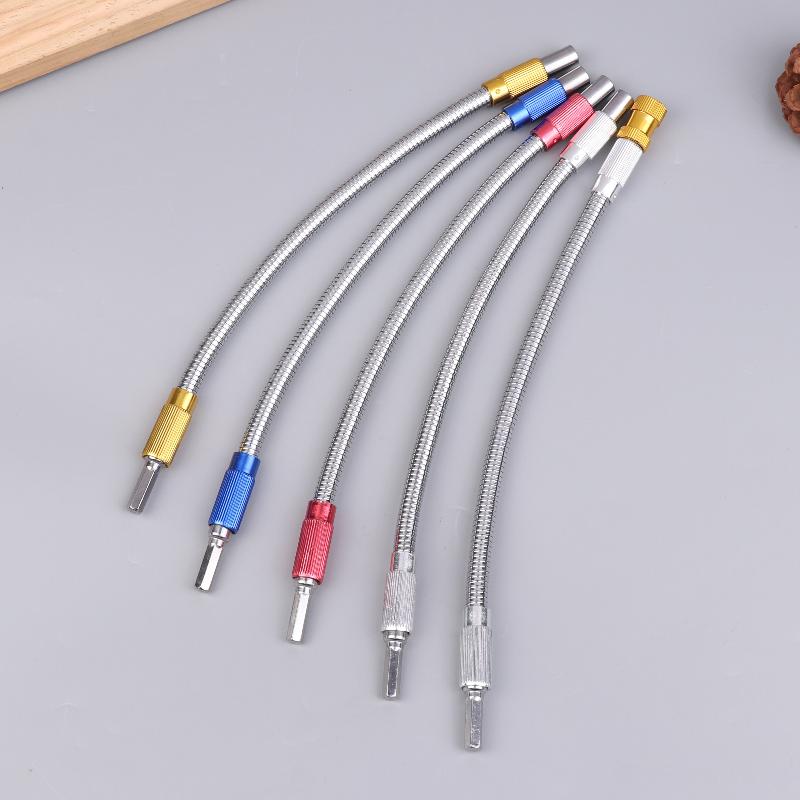 Quick Flexible Drill Bit Extension For Screwdriver 300mm Length Bendable Elastic Joint Head Shaft 1/4 Hex Shank Hex Shank