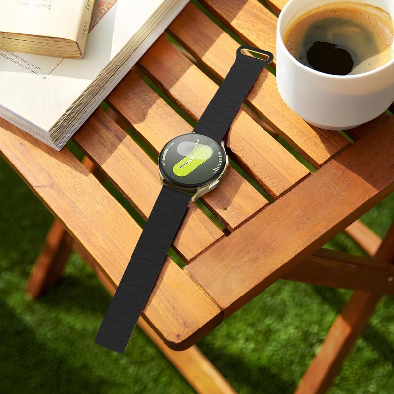 22mm Silicone Strap For Huawei Watch GT5 Pro GT4 GT3 GT2 46mm Magnetic Band Sport Bracelet For Xiaomi Watch S4 S3 S2 S1 Active