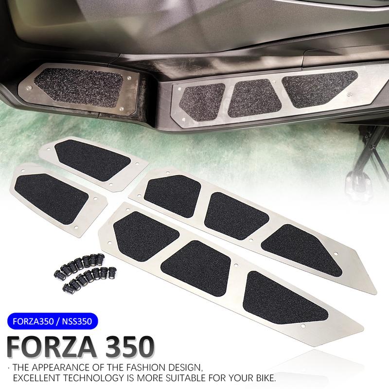 For Honda Forza350 FORZA 350 NSS 350 Motorcycle Accessories Footrest Footboard Step Footpad Pedal Plate Foot Pegs