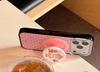 Cute Girl Pink Polka Dot Magnetic Grip Tok Phone Case for IPhone 17 16 15 14 Pro Max Wireless Charge for Magsafe Lovely Cover