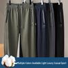 Luozi Men's Pure Cotton Straight-Leg Casual Pants
