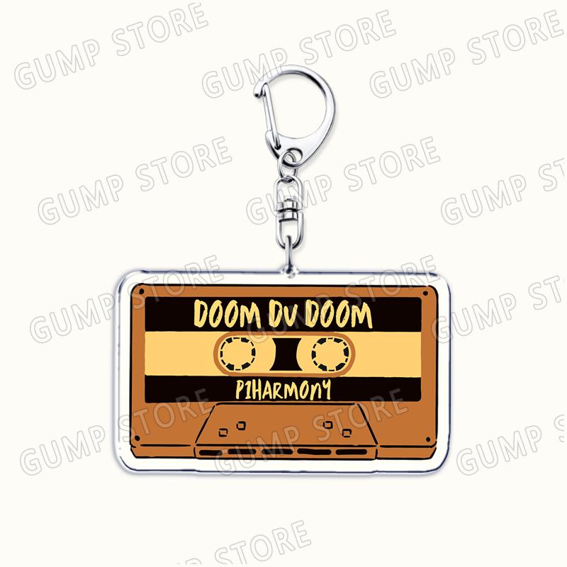 Kpop Band P1h Keychains for Women Accessories Jiung Jongseob Theo Soul Intak Yoon Keeho Keyring Fans Friends Gifts