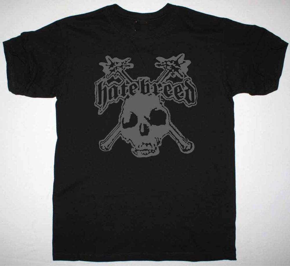 HATEBREED ЛОГОТИП ЧЕРЕП Унисекс Футболка Все Размеры от S до 5XL BO907 Унисекс Футболка L