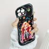 Cute Cartoon Pattern Cream Texture Casing Wavy Edge Soft Silicone Cover Phone Case for Vivo
