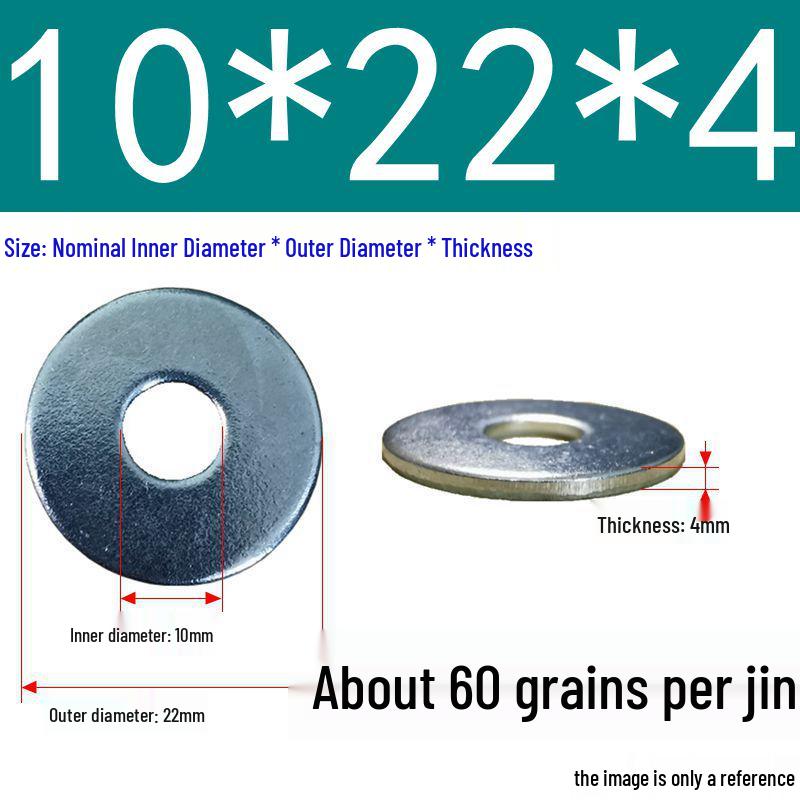 Galvanized Oversized Metal Washers M3-M60