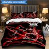 3PCS Bull Basketball Artwork Bedding Set,Including 1pc Duvet Cover And 2pcs Pillowcases Perfect for Bedroom, Dormitory, Fan Christmas Gift