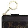 Coach Skinny Id Case 11 Brand Print Coated Canvas And Smooth Leather Card Holder Mini Women Card Holder Brown CEI20-IMBRN