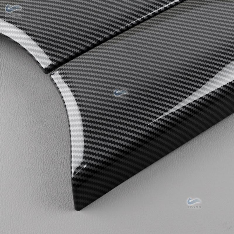 Car Accessories ABS Carbon Texture Center Control Armrest Box Cover Trim For Mercedes Benz C GLC Class W205 X253 2015