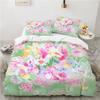 Floral Duvet Cover Kit 3D Printed Ultra-fine Fiber Pillowcase  New Wholesale Elegant and Simple Bedding Set And Soft Kit