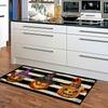 Halloween Theme Pumpkin Soft Kitchen Rug Anti-Fatigue Kitchen Rug Waterproof Non-Slip Rugs Set Runner Rug Bedside Rug Absorbent Carpet For Kitchen